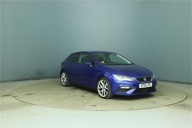 SEAT LEON 1.8 TSI FR Technology 3dr Petrol - BLUE - SP18LPE - 3 Door Hatchback