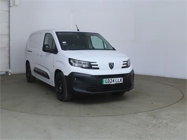 PEUGEOT e-PARTNER LONG 100kW 52kWh Asphalt Van Auto Electric - Ice White - GD24LLK - 6 Door Panel Van
