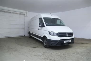 VOLKSWAGEN CRAFTER CR35 LWB DIESEL FWD 2.0 TDI 140PS Startline Business High Roof Van Diesel - WHITE - FN71ORY - 5 Door Fridge Panel Van
