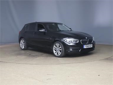 BMW 1 SERIES 116d SE Business 5dr [Nav/Servotronic] Diesel - BLACK - YD68WZX - 5 Door Hatchback