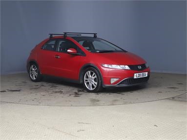 HONDA CIVIC 1.8 i-VTEC ES 5dr Petrol - RED - LD11OEA - 5 Door Hatchback