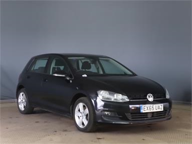 VOLKSWAGEN GOLF 1.6 TDI 110 Match 5dr Diesel - BLACK - EX65UAZ - 5 Door Hatchback
