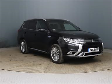 MITSUBISHI OUTLANDER 2.4 PHEV 4h 5dr Auto Petrol/Hybrid - Black - YA68OMY - 5 Door Estate