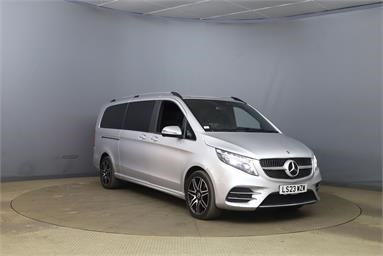 MERCEDES-BENZ V CLASS DIESEL ESTATE V300 d AMG Line 5dr 9G-Tronic [Extra Long] Diesel - SILVER - LS23WZW - 5 Door Window Van