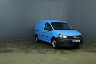 VOLKSWAGEN CADDY MAXI C20 DIESEL 2.0 TDI BlueMotion Tech 102PS Startline Van Diesel - BLUE - PK16EBA - 6 Door Panel Van