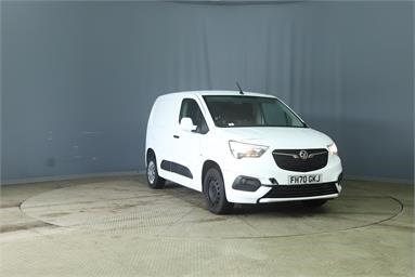 VAUXHALL COMBO CARGO L1 DIESEL 2300 1.5 Turbo D 100ps H1 Sportive Van Diesel - WHITE - FH70GKJ - 5 Door Panel Van
