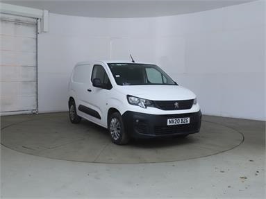 PEUGEOT PARTNER STANDARD DIESEL 1000 1.5 BlueHDi 100 Professional Van Diesel - WHITE - NV20BZG - 5 Door Panel Van