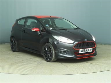 FORD FIESTA 1.0 EcoBoost 140 Zetec S Black 3dr Petrol - BLACK - NU65DJO - 3 Door Hatchback