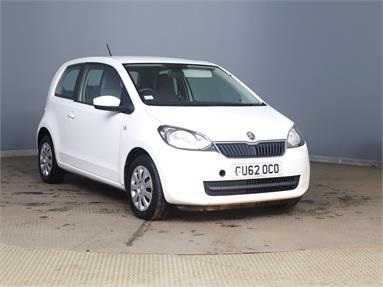 SKODA CITIGO 1.0 MPI SE 3dr Petrol - WHITE - GU62OCO - 3 Door Hatchback