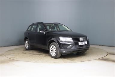 VOLKSWAGEN TOUAREG 3.0 V6 TDI BlueMotion Tech 262 Escape 5dr Tip Auto Diesel - BLACK - EX16YEJ - 5 Door Estate