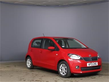 SKODA CITIGO HATCHBACK 1.0 MPI GreenTech Elegance 5dr Petrol - RED - AF13ZHG - 5 Door Hatchback