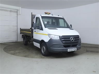 MERCEDES-BENZ SPRINTER 315CDI L2 DIESEL RWD 3.5t Progressive Tipper 11ft Diesel - WHITE - KV22XZB - 2 Door Tipper Body