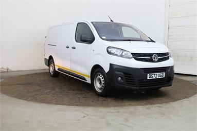 VAUXHALL VIVARO L2 DIESEL 2900 1.5d 100PS Dynamic H1 Van Diesel - WHITE - DS72OGD - 6 Door Panel Van