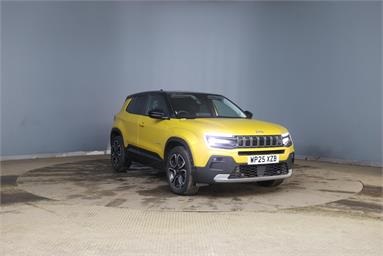 JEEP AVENGER 1.2 Summit 5dr Petrol - YELLOW AND BLACK - WP25XZB - 5 Door Hatchback