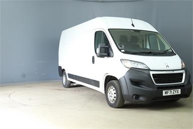 PEUGEOT BOXER 335 L3 DIESEL 2.2 BlueHDi H2 Professional Van 140ps Diesel - WHITE - MF71ZYX - 5 Door Panel Van