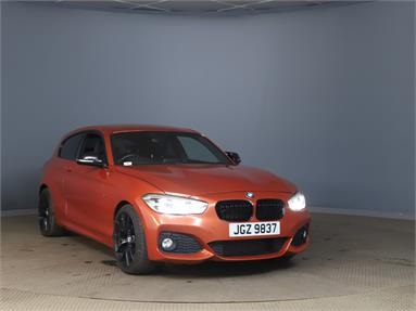 BMW 1 SERIES 118i [1.5] M Sport 3dr Petrol - ORANGE - JGZ9837 - 3 Door Hatchback