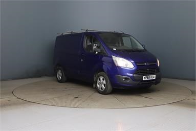 FORD TRANSIT CUSTOM 270 L1 DIESEL FWD 2.0 TDCi 130ps Low Roof Limited Van Diesel - Blue - YP66HSA - 5 Door Panel Van