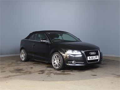 AUDI A3 1.6 TDI Sport 2dr Diesel - BLACK - NJ61LPP - 2 Door Convertible