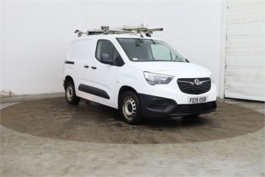 VAUXHALL COMBO CARGO L1 DIESEL 2300 1.6 Turbo D 100ps H1 Edition Van Diesel - WHITE - FE19OSR - 6 Door Panel Van