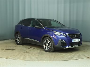 PEUGEOT 3008 1.2 PureTech GT Line 5dr Petrol - BLUE - YY18LSX - 5 Door Hatchback