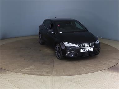 SEAT IBIZA 1.0 TSI 115 Xcellence Lux 5dr Petrol - BLACK - DG24BZJ - 5 Door Hatchback