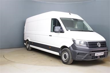 VOLKSWAGEN CRAFTER CR35 LWB DIESEL FWD 2.0 TDI 140PS Startline High Roof Van Diesel - WHITE - DA23BVR - 5 Door Panel Van