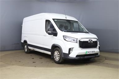 MAXUS E DELIVER 9 LWB ELECTRIC FWD 150kW High Roof Van 88.5kWh N2 Auto Electric - WHITE - CK23BVB - 5 Door Panel Van