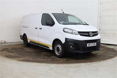VAUXHALL VIVARO L2 DIESEL 2900 1.5d 100PS Dynamic H1 Van Diesel - WHITE - DN72GOU - 6 Door Panel Van
