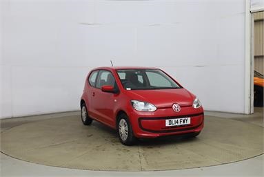 VOLKSWAGEN UP 1.0 Move Up 3dr Petrol - RED - DL14FWY - 3 Door Hatchback