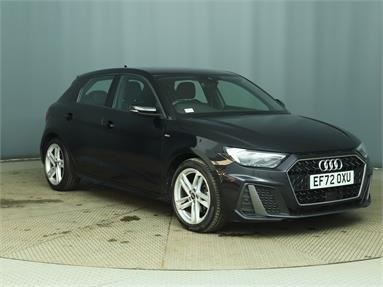 AUDI A1 30 TFSI 110 S Line 5dr S Tronic Petrol - BLACK - EF72OXU - 5 Door Hatchback