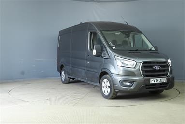 FORD TRANSIT 350 L3 DIESEL FWD 2.0 EcoBlue 130ps H2 Limited Van Auto [8S] [Nav] Diesel - GREY - HV74XXU - 5 Door Panel Van