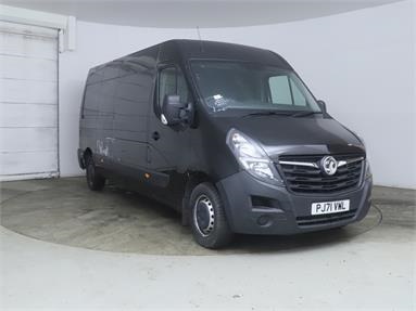 VAUXHALL MOVANO 3500 L3 DIESEL FWD 2.3 Turbo D 135ps H2 Van Diesel - BLACK - PJ71VWL - 5 Door Panel Van