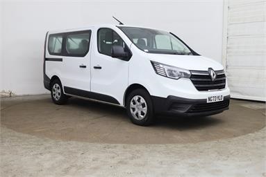 RENAULT TRAFIC SWB MINIBUS DIESEL SL28 Blue dCi 150 Business 9 Seater Diesel - WHITE - NG73YLO - Bus (Mini Less 18 seats)