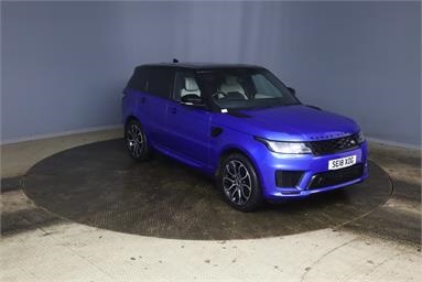 LAND ROVER RANGE ROVER SPORT 2.0 P400e Autobiography Dynamic 5dr Auto Petrol/Hybrid - BLUE - SE18XOG - 5 Door Estate