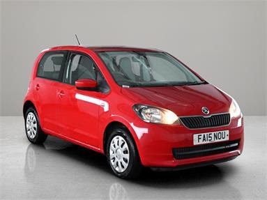 SKODA CITIGO 1.0 MPI SE 5dr Petrol - RED - FA15NOU - 5 Door Hatchback