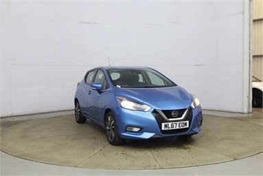 NISSAN MICRA 1.0 Acenta 5dr Petrol - BLUE - ML67EOM - 5 Door Hatchback