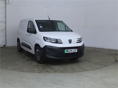 PEUGEOT e-PARTNER STANDARD 100kW 52kWh Asphalt Van Auto Electric - WHITE - ME24LCF - 5 Door Panel Van