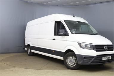 VOLKSWAGEN CRAFTER CR35 LWB DIESEL FWD 2.0 TDI 140PS Startline Business High Roof Van Diesel - WHITE - FG71UMR - 5 Door Fridge Panel Van
