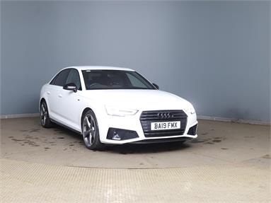 AUDI A4 35 TFSI Black Edition 4dr Petrol - WHITE - BA19FMX - 4 Door Saloon