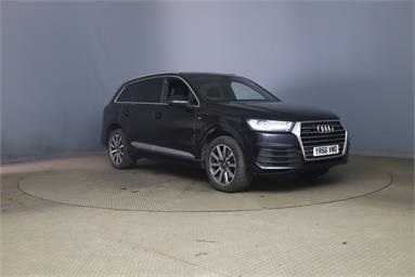 AUDI Q7 3.0 TDI Quattro S Line 5dr Tip Auto Diesel - BLACK - YR66VMO - 5 Door Estate