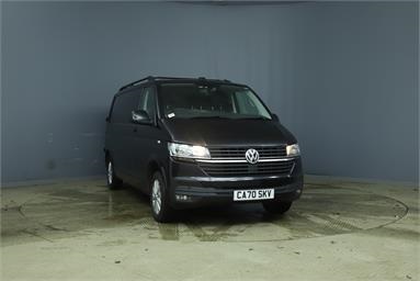 VOLKSWAGEN TRANSPORTER T30 LWB DIESEL 2.0 TDI 150 Highline Van DSG Diesel - BLACK - CA70SKV - 5 Door Panel Van