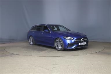 MERCEDES-BENZ C CLASS C200 AMG Line Premium 5dr 9G-Tronic Petrol/Hybrid - BLUE - KU22LGL - 5 Door Estate