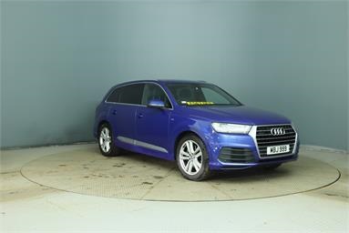 AUDI Q7 3.0 TDI Quattro S Line 5dr Tip Auto Diesel - Blue - FG67OFO - 5 Door Estate