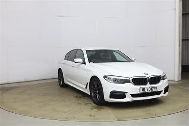 BMW 5 SERIES 520i M Sport 4dr Auto Petrol - WHITE - ML70KYV - 4 Door Saloon