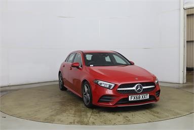 MERCEDES-BENZ A CLASS A200 AMG Line Executive 5dr Auto Petrol - RED - FX68XXT - 5 Door Hatchback