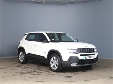 JEEP AVENGER 115kW Altitude 54kWh 5dr Auto Electric - WHITE - YJ73WVB - 5 Door Hatchback