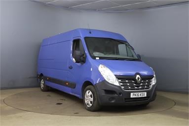 RENAULT MASTER LWB DIESEL FWD LM35 ENERGY dCi 135 Business+ Medium Roof Van Med Roof Diesel - BLUE - PK16KSX - 5 Door Panel Van