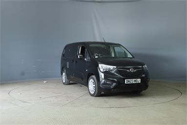 VAUXHALL COMBO CARGO L2 DIESEL 2300 1.5 Turbo D 100ps H1 Pro Van Diesel - BLACK - DN23MDJ - 6 Door Panel Van