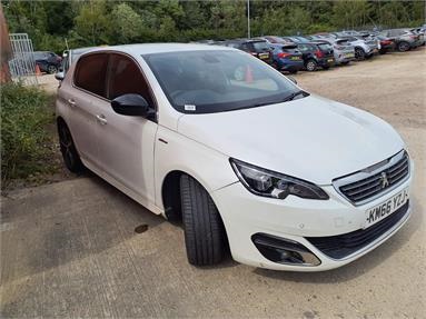 PEUGEOT 308 2.0 BlueHDi 150 GT Line 5dr Diesel - WHITE - KM66YZJ - 5 Door Hatchback
