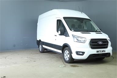 FORD TRANSIT 350 L3 DIESEL FWD 2.0 EcoBlue 130ps H3 Limited Van Auto [8S] [Nav] H4 L3 Diesel - WHITE - WN75NPA - 5 Door Panel Van